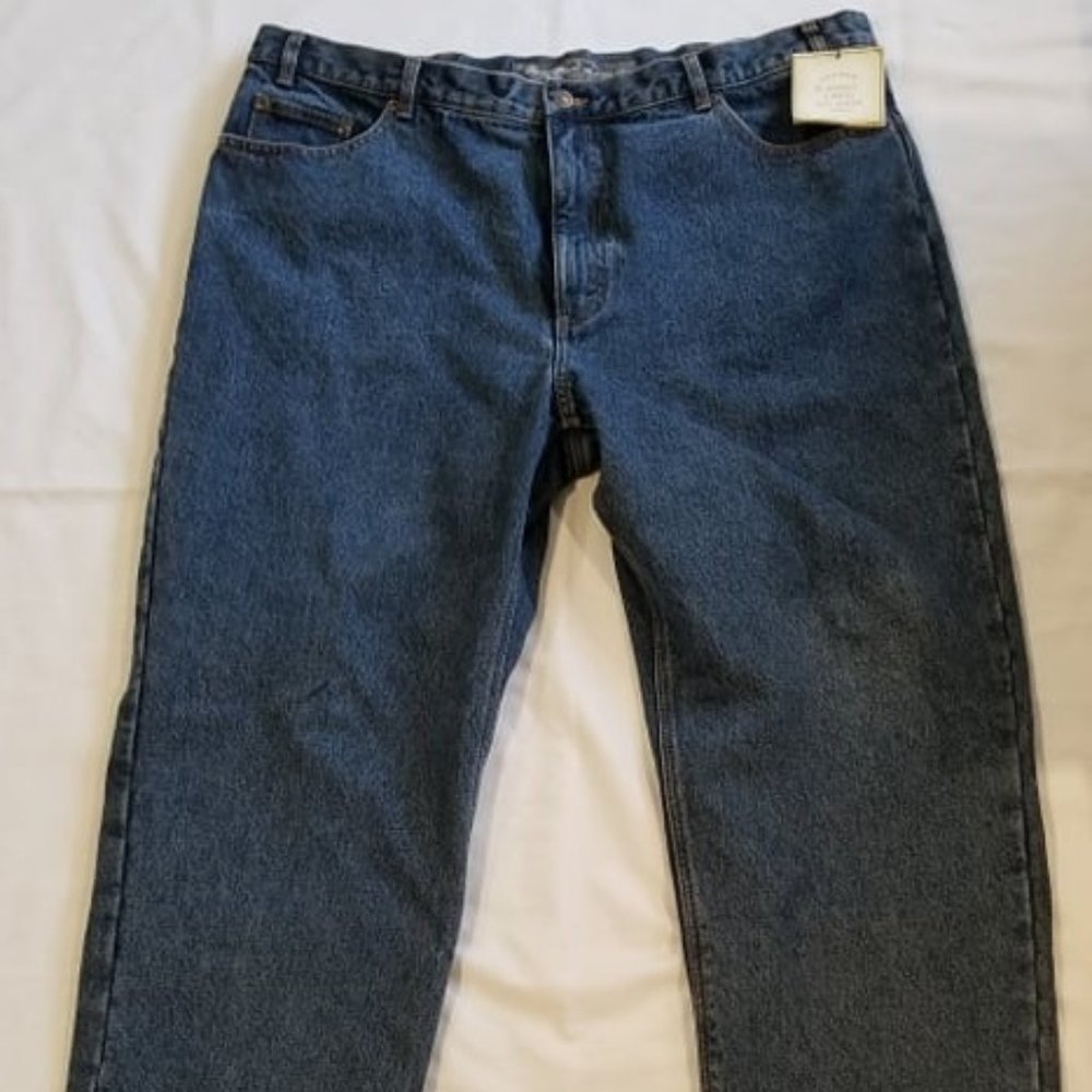 NWT Eddie Bauer Flannel Lined Ski Jeans Mens 44 x 32 Relaxed Fit Winter NEW